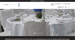 Desktop Screenshot of nappetablecloth.com